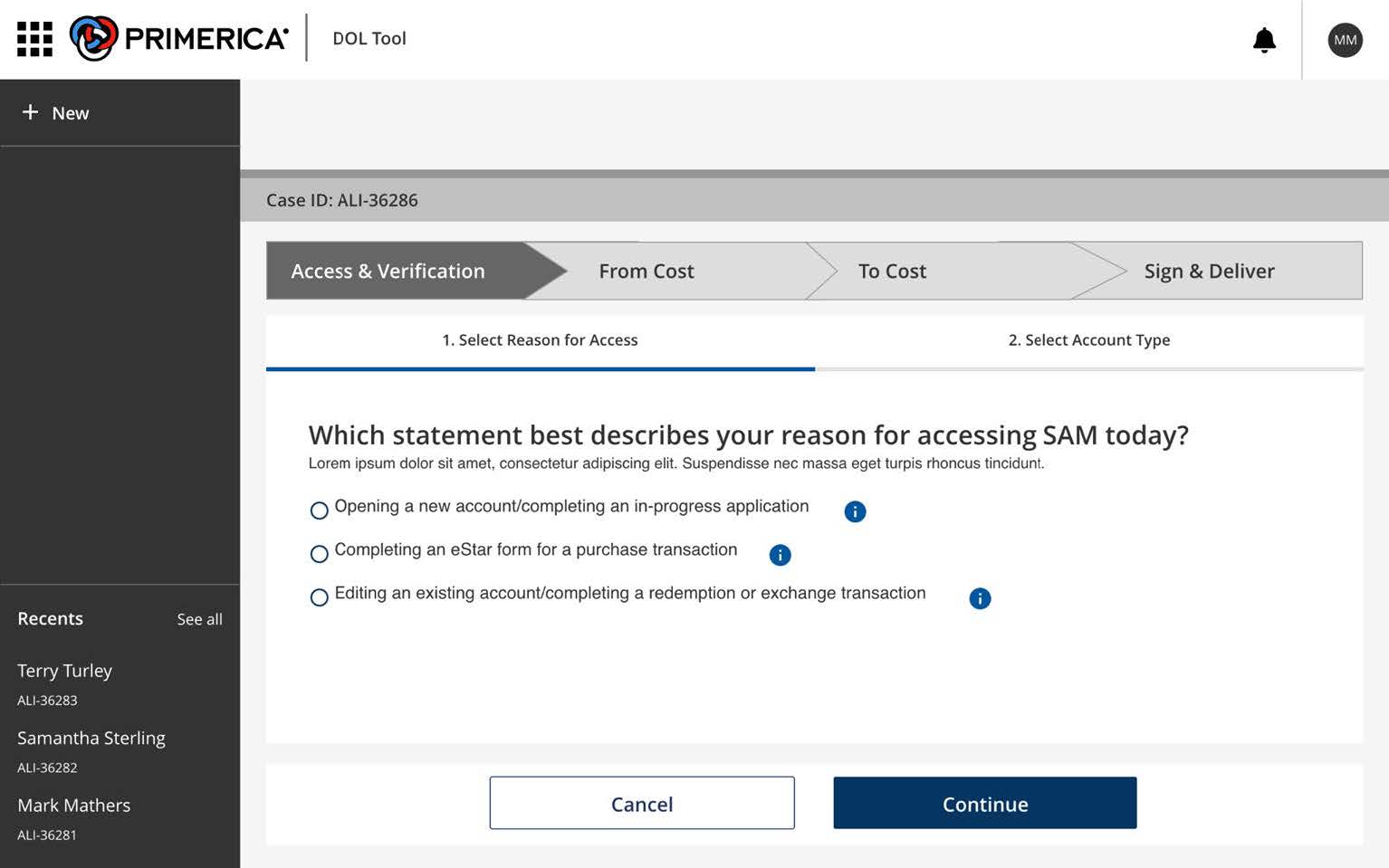 DOL/IRA Assembler Step-by-Step